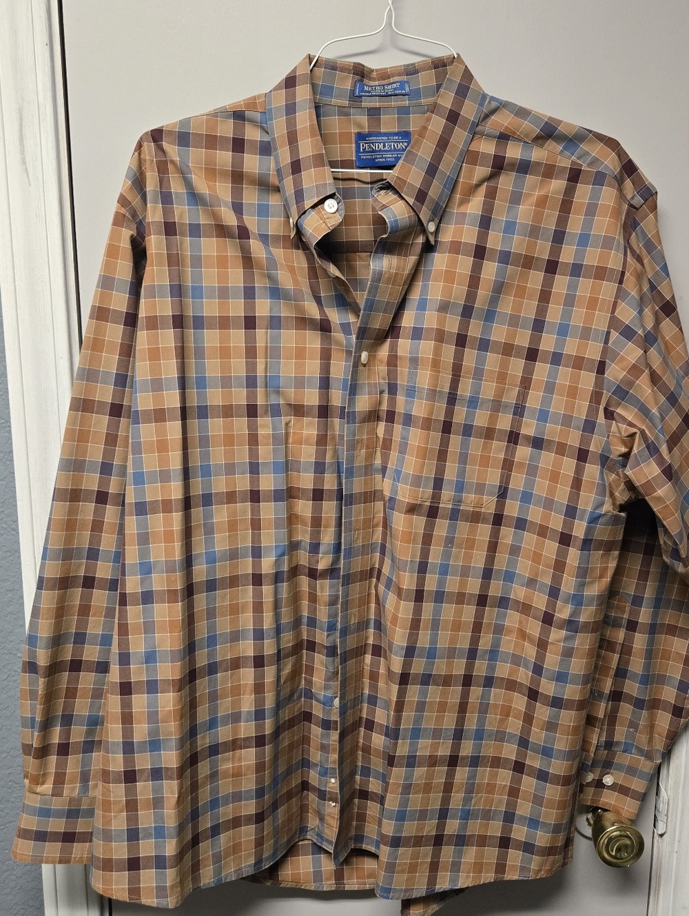 Pendleton Metro Shirt XL Button Down Dress Shirt L/S